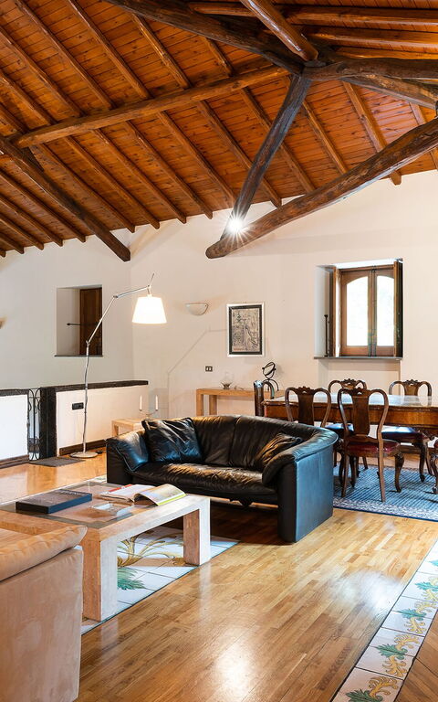 Villa Palmento Rosa: Sala da pranzo, Soggiorno