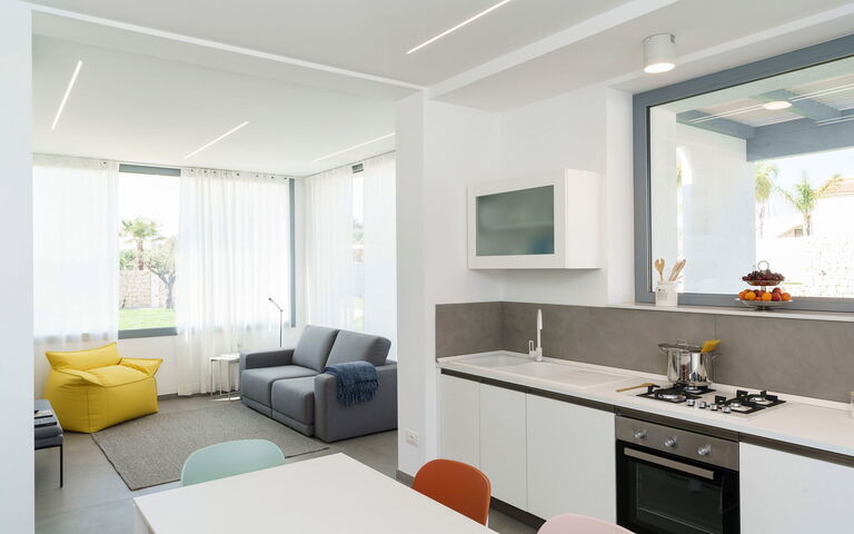 Villa Mia: Cucina, Sala da pranzo, Soggiorno
