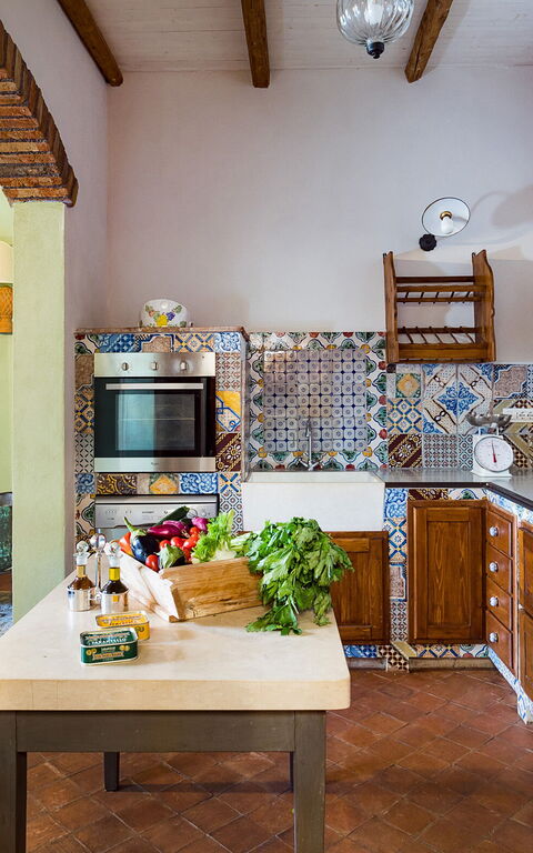 Villa Mila: Cucina, Sala da pranzo