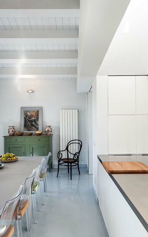 Villa Hybla: Cucina, Sala da pranzo