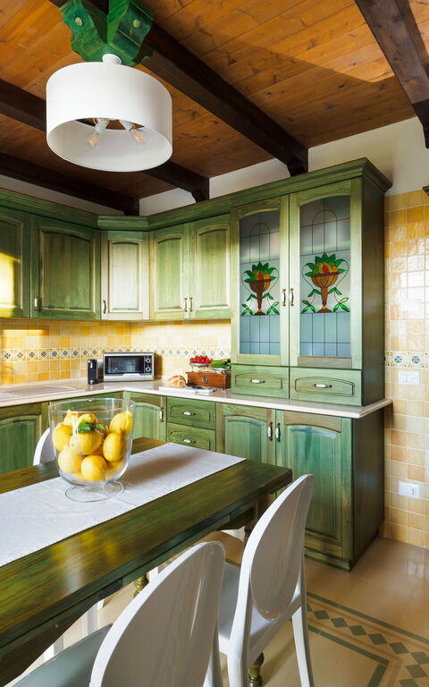 Villa Girasole: Cucina, Sala da pranzo