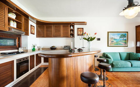 Alloggio Lampara: Cucina, Sala da pranzo, Soggiorno