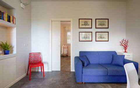 Alloggio Corallo: Sala da pranzo, Soggiorno