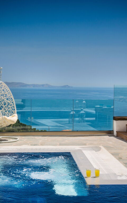 Villa Artemis: Piscina, Vista Panoramica