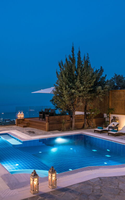 Villa Artemis: Piscina, Vista Panoramica