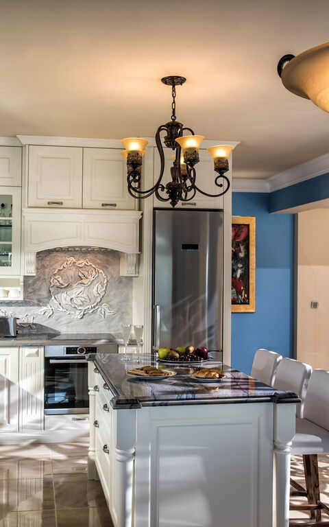 Villa Santor: Cucina, Sala da pranzo