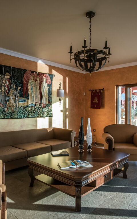 Villa Kalliste: Soggiorno