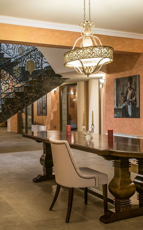 Villa Kalliste: Sala da pranzo, Soggiorno, Stanza Comune