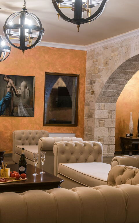 Villa Kalliste: Soggiorno