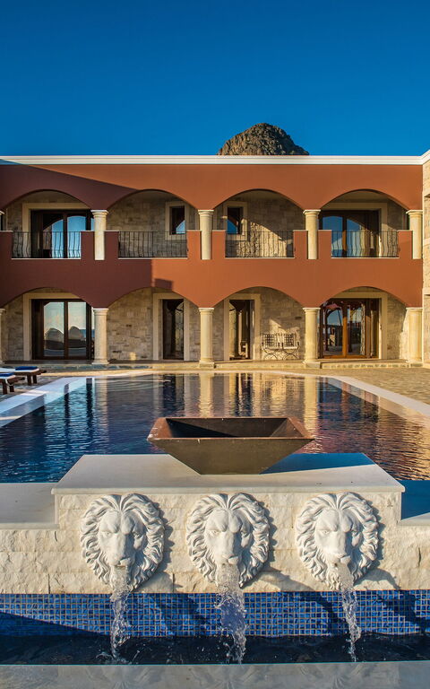 Villa Kalliste: Esterni, Piscina