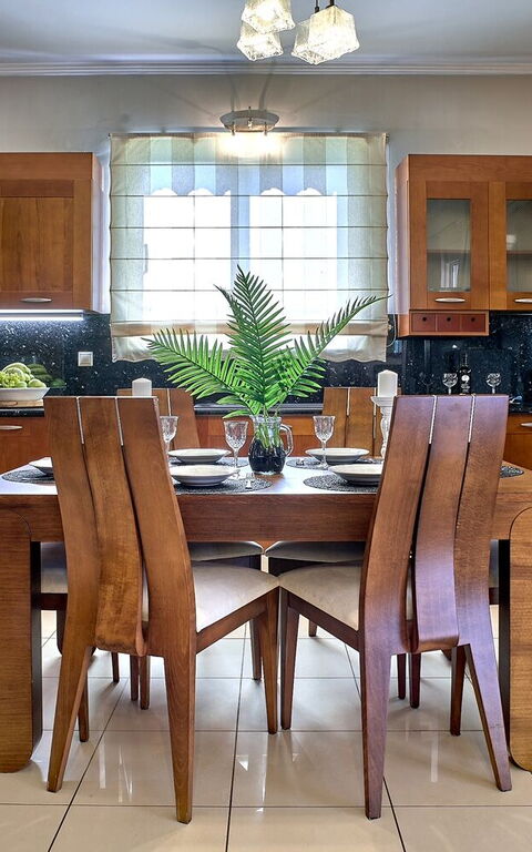 Villa Milon: Cucina, Sala da pranzo