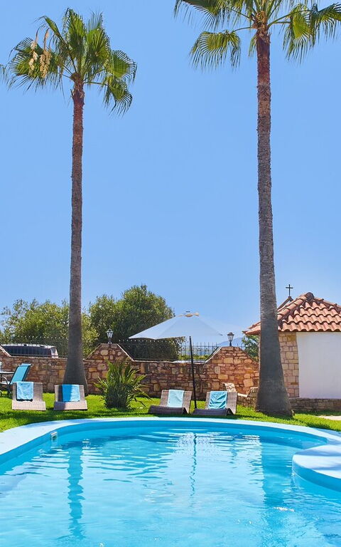 Villa Milon: Giardino, Piscina