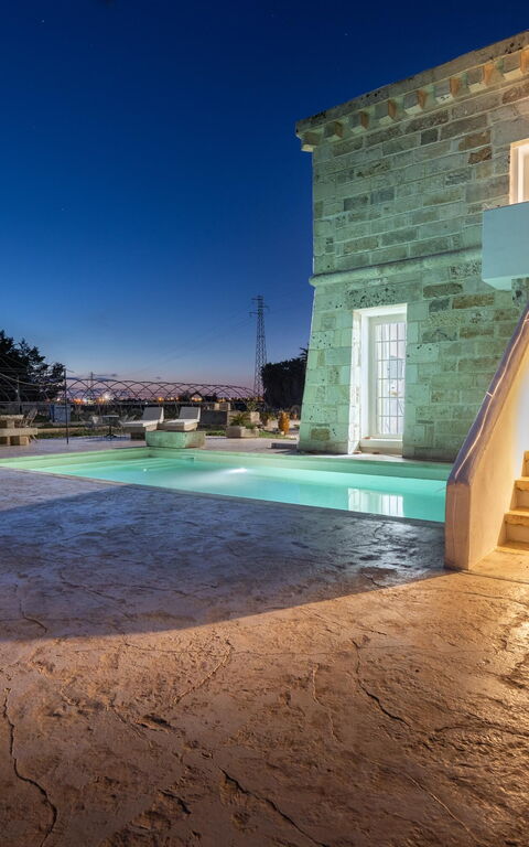 Villa Turris: Giardino, Piscina