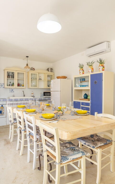 Villa Turris: Cucina, Sala da pranzo