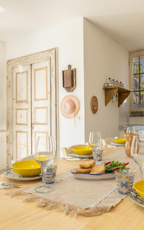 Villa Turris: Cucina, Sala da pranzo