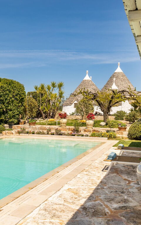 Trullo Patricia Pool: all'aperto, Balcone / Terrazza / Patio, Giardino, Piscina