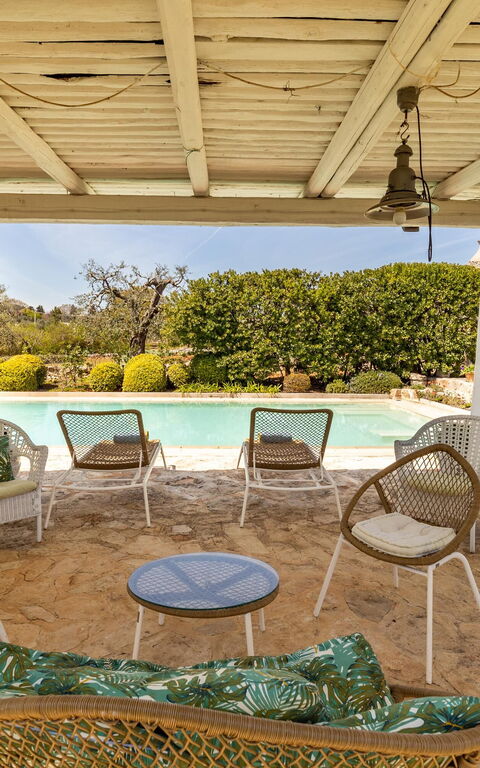 Trullo Patricia Pool: all'aperto, Balcone / Terrazza / Patio, Giardino, Piscina