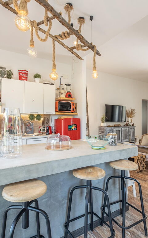 Villa Natura: Cucina, Sala da pranzo, Soggiorno