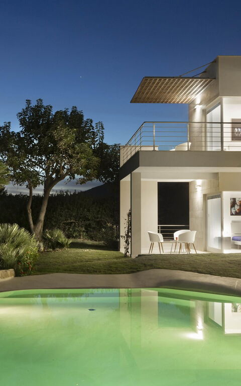 Villa Vera: Balcone / Terrazza / Patio, Esterni, Giardino, Piscina, Vista Panoramica