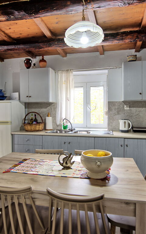 Aretousa: Cucina, Sala da pranzo