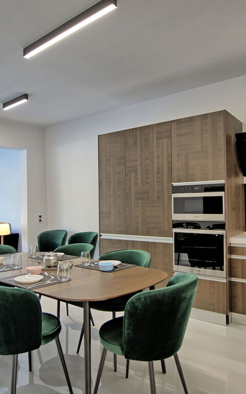 Casa Cafenio: Cucina, Sala da pranzo, Soggiorno