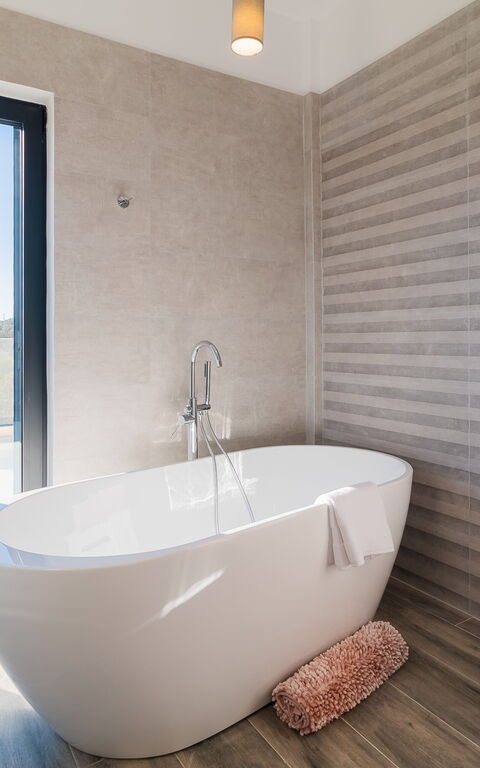 Villa Olivum: Bagno, Dettagli della stanza