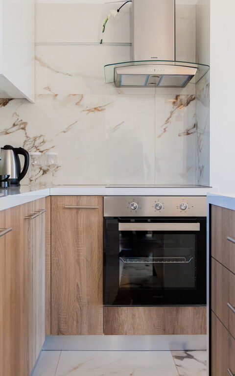 Villa Olivum: Cucina, Soggiorno