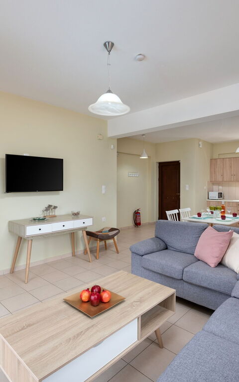 Villa Stratianna: Cucina, Soggiorno