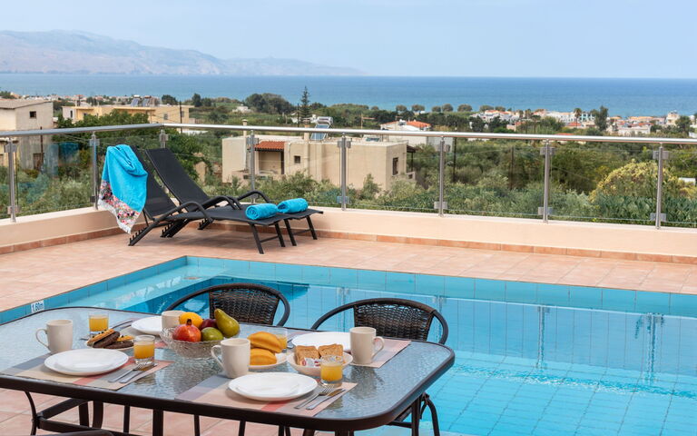 Villa Stratianna: all'aperto, Balcone / Terrazza / Patio, Esterni, Piscina, Vista Panoramica