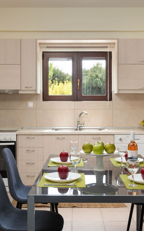 Villa Flora: Cucina, Sala da pranzo