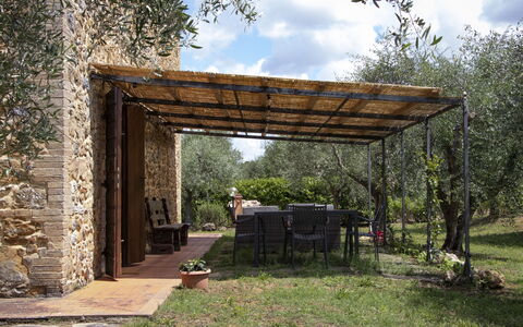 Alloggio Capanna: Esterni, Giardino