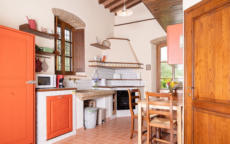 Alloggio Capanna: Cucina, Sala da pranzo