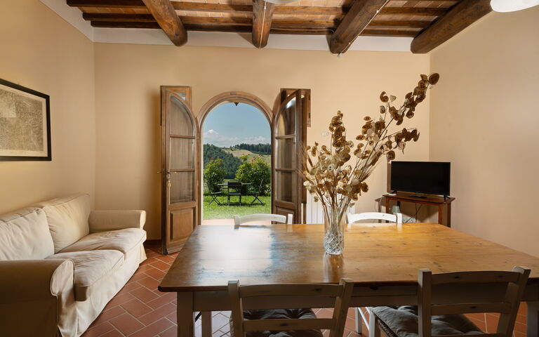 Alloggio Pesa: Cucina, Soggiorno