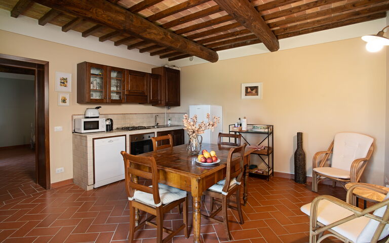 Alloggio Carro: Cucina, Sala da pranzo, Soggiorno