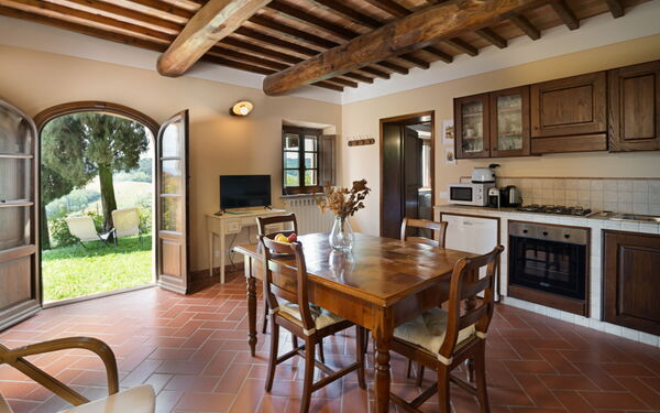 Alloggio Carro: Cucina, Sala da pranzo, Soggiorno