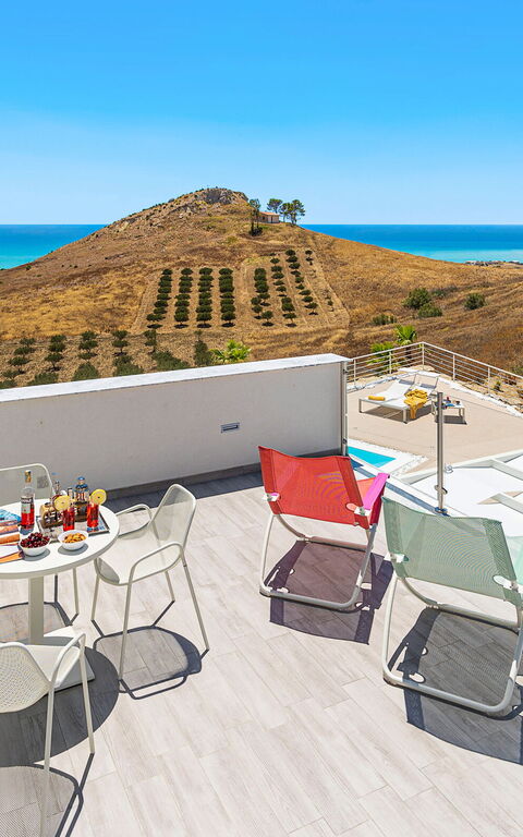 Villa Domizia: Balcone / Terrazza / Patio, Vista Panoramica