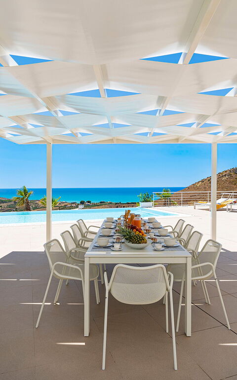 Villa Domizia: Balcone / Terrazza / Patio, Vista Panoramica