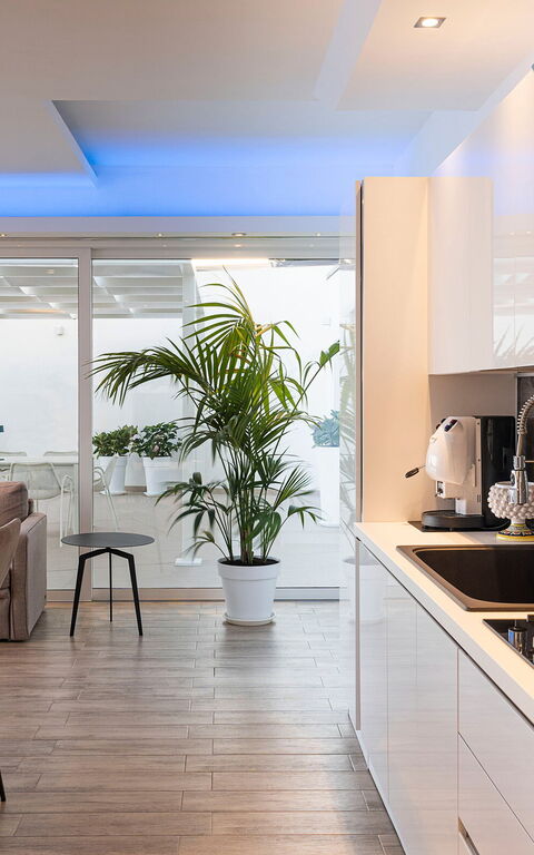 Villa Domizia: Cucina, Sala da pranzo