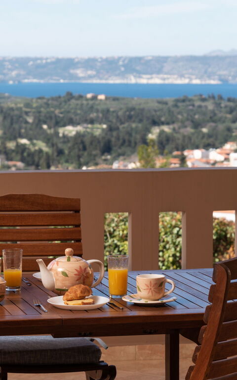 Villa Halepi: Balcone / Terrazza / Patio, Vista Panoramica