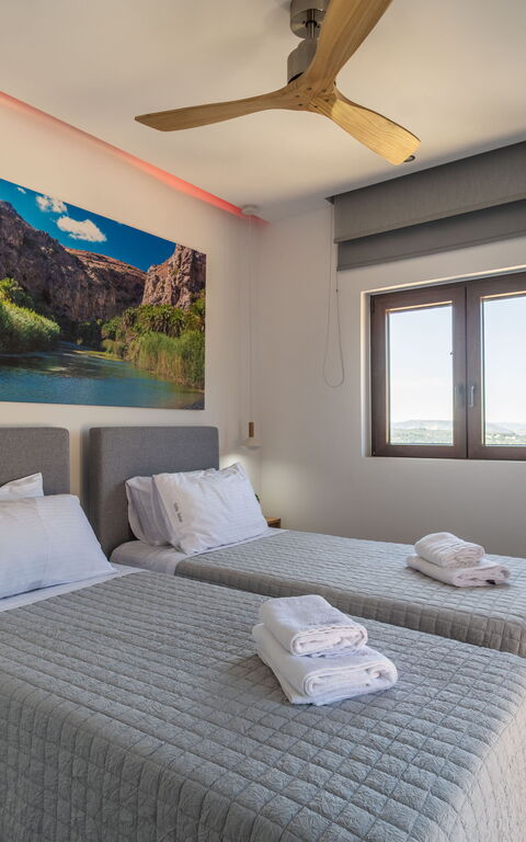 Villa Halepi: Camera da letto