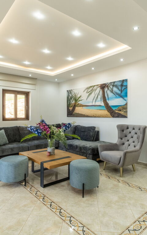 Villa Halepi: Soggiorno