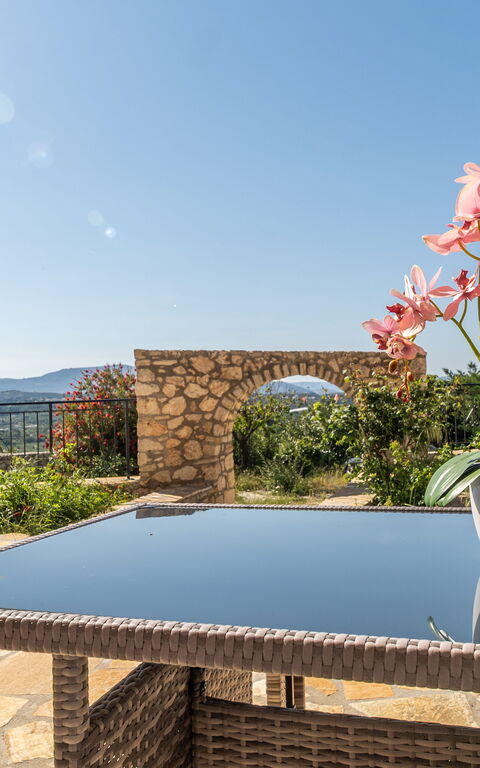 Villa Halepi: all'aperto, Balcone / Terrazza / Patio, Vista Panoramica