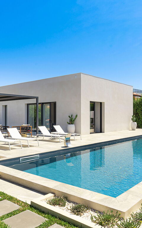 Villa Bonita: Esterni, Giardino, Piscina