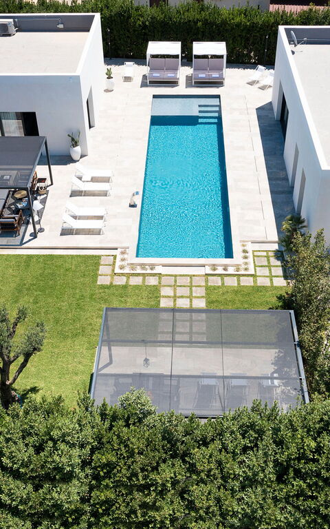 Villa Bonita: Esterni, Giardino, Piscina