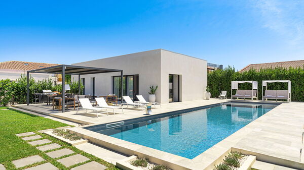 Villa Bonita: Esterni, Giardino, Piscina