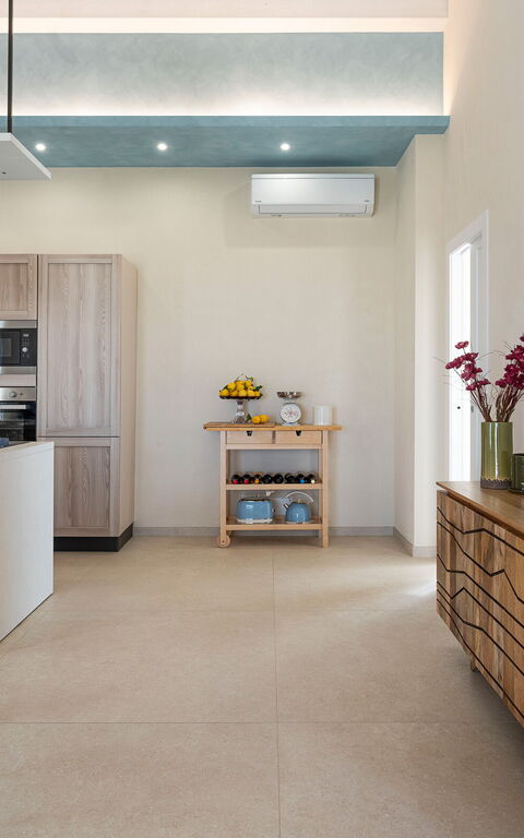 Villa Mora: Cucina, Sala da pranzo, Soggiorno