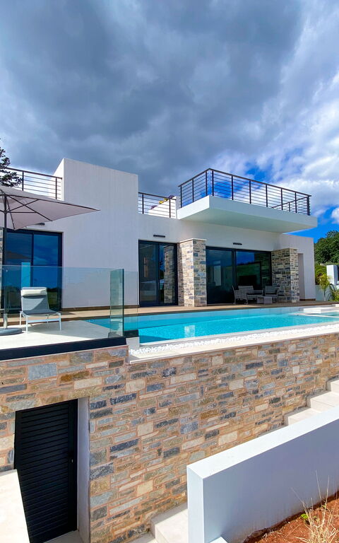 Villa Kallos: all'aperto, Esterni, Piscina