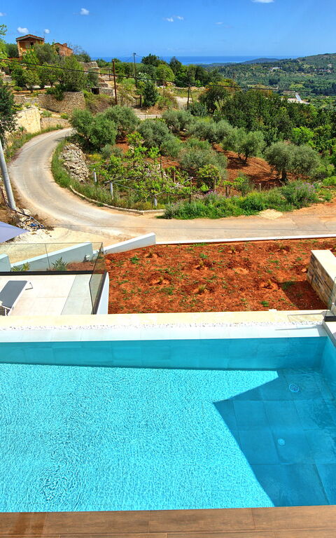 Villa Kallos: Piscina