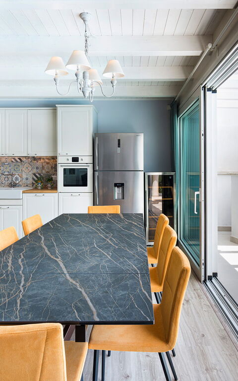 Villa Giutitta: Cucina, Sala da pranzo