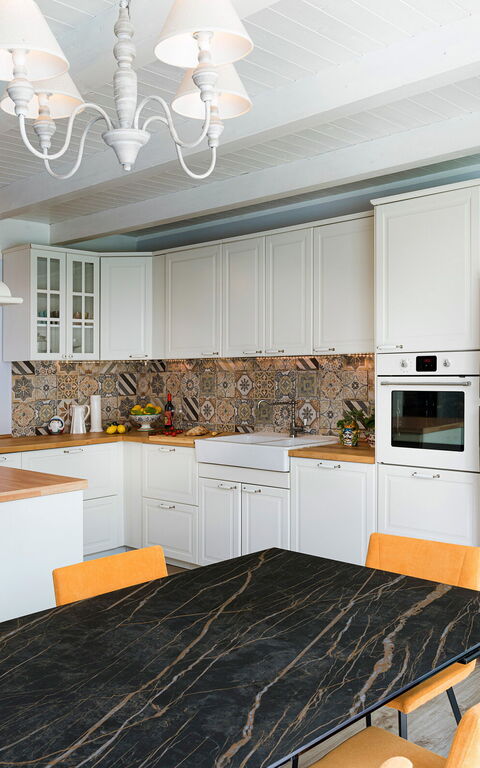 Villa Giutitta: Cucina, Sala da pranzo